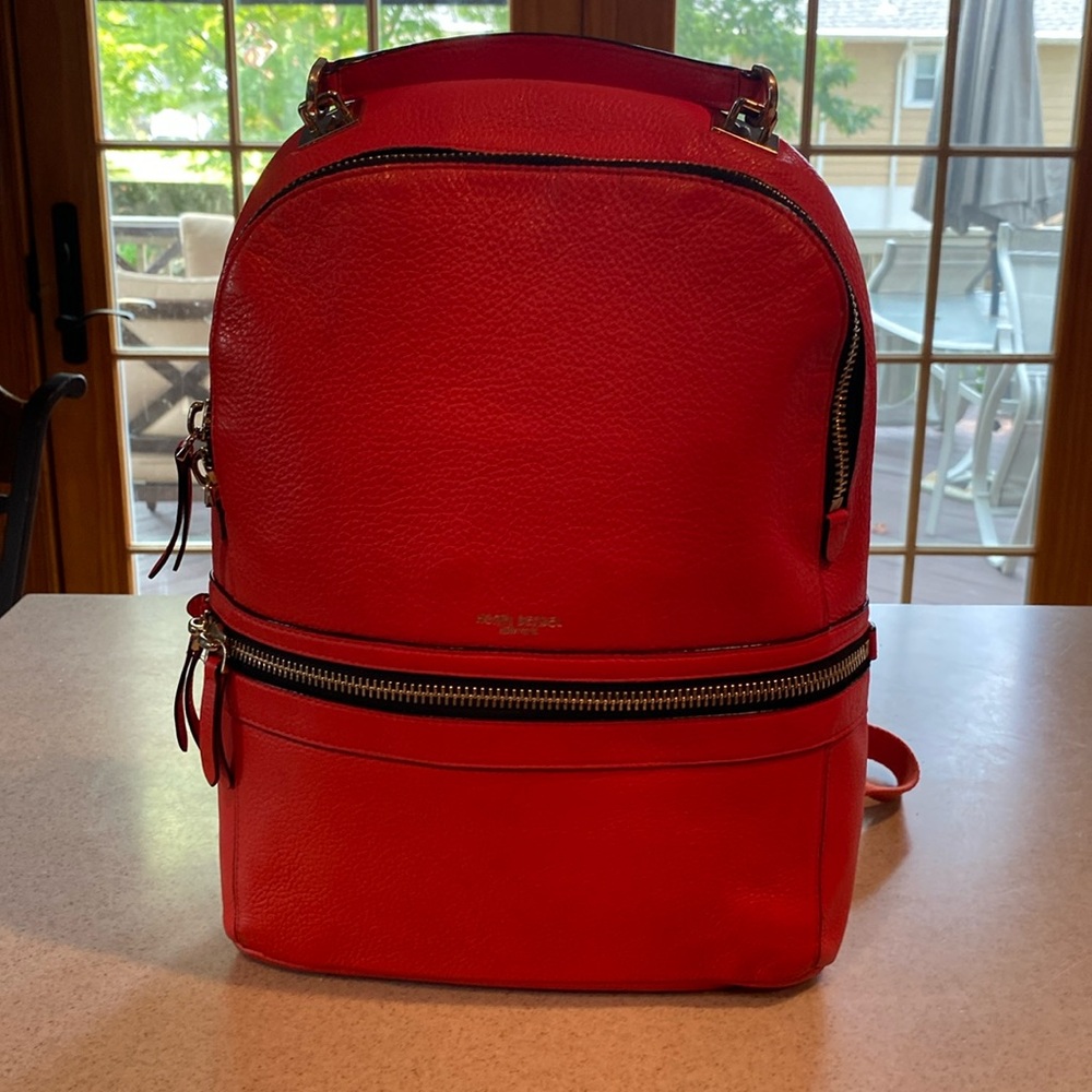 Henri Brendel pebble leather backpack